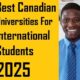 Best Canadian Universities For international students