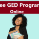 Free GED Programs Online