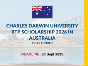 Charles Darwin University RTP Scholarship 2026