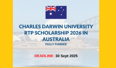 Charles Darwin University RTP Scholarship 2026