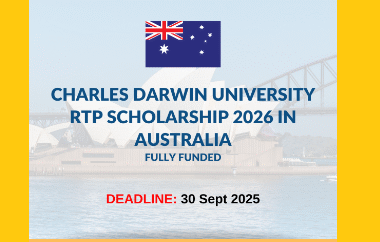 Charles Darwin University RTP Scholarship 2026