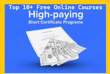Top 10+ Free Online Courses with Certificates for High-Paying Jobs