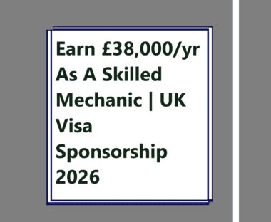 UK Visa Sponsorship 2026