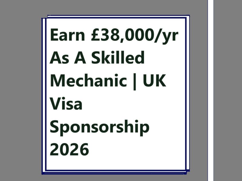 UK Visa Sponsorship 2026